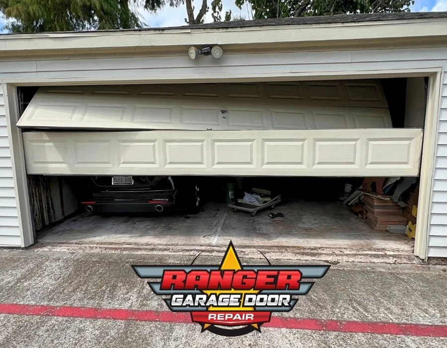 ranger garage door broken garage door 1