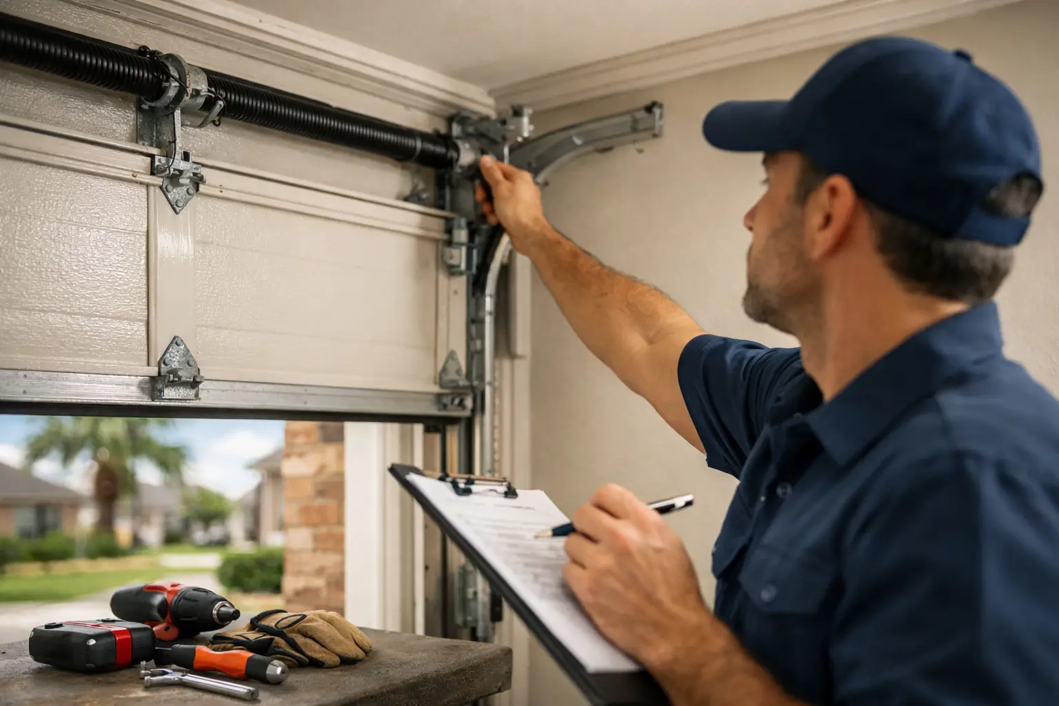 Garage Door Maintenance Checklist for Houston Homes