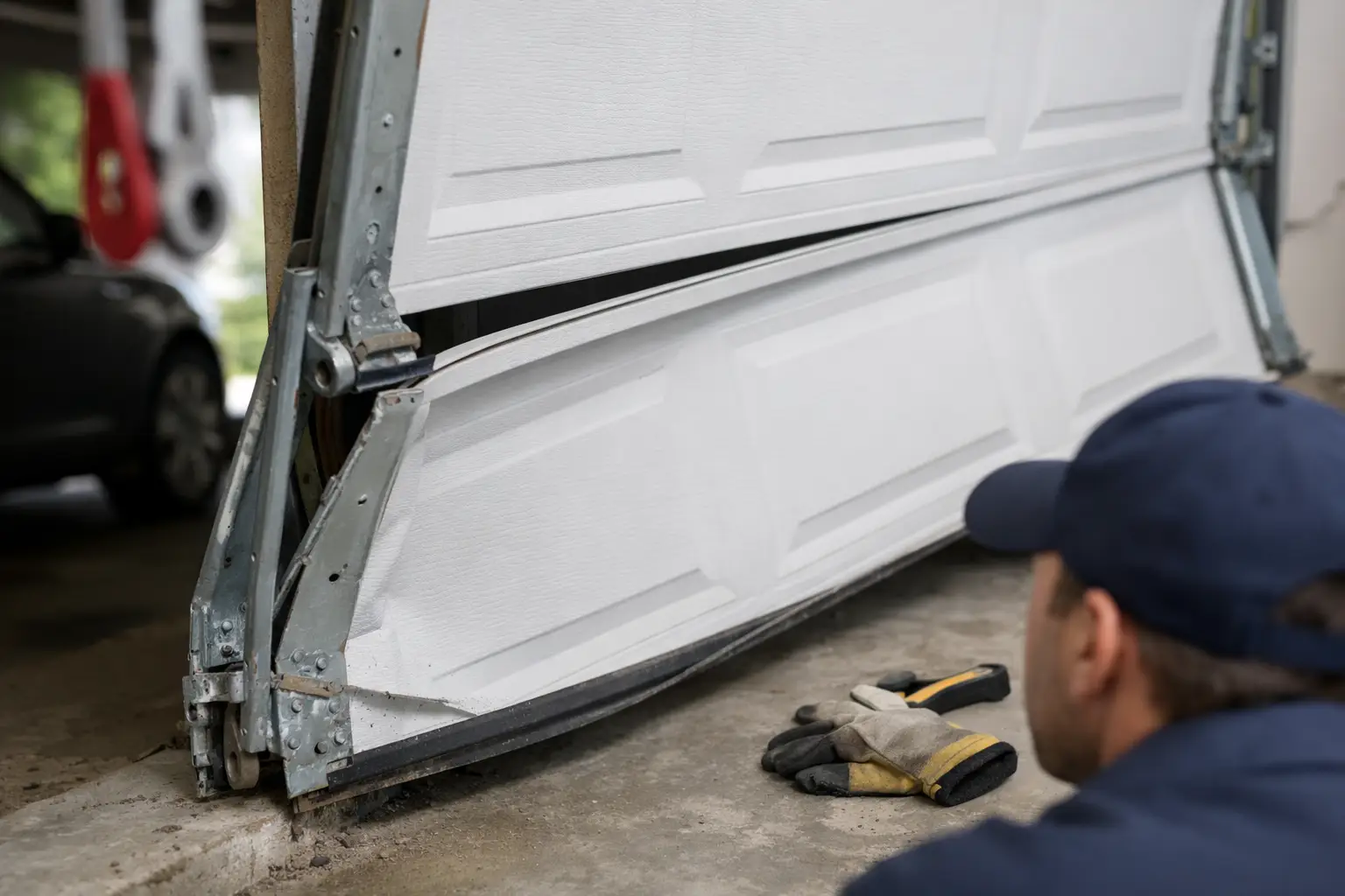 Garage Door Off Track Repair: What to Do First