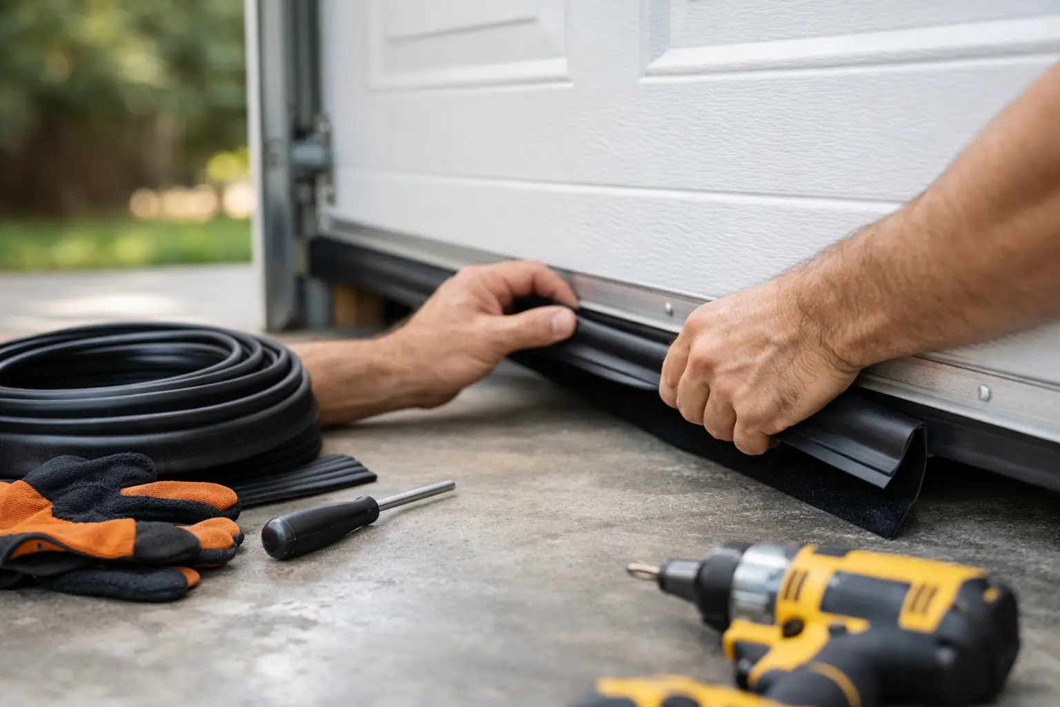Garage Door Weather Stripping Replacement