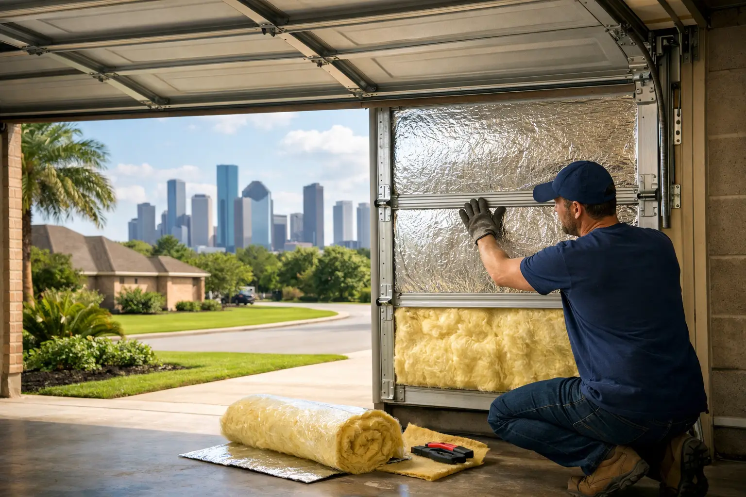 Is Garage Door Insulation Worth It in Houston?