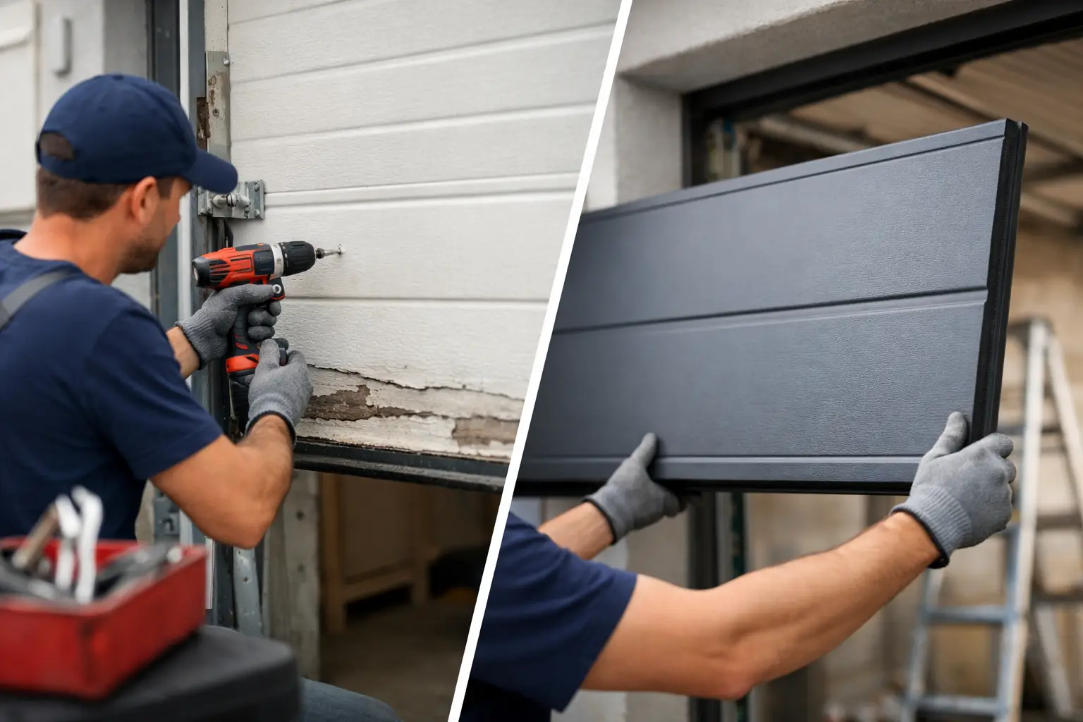 Garage Door Repair Versus Replacement Decisions