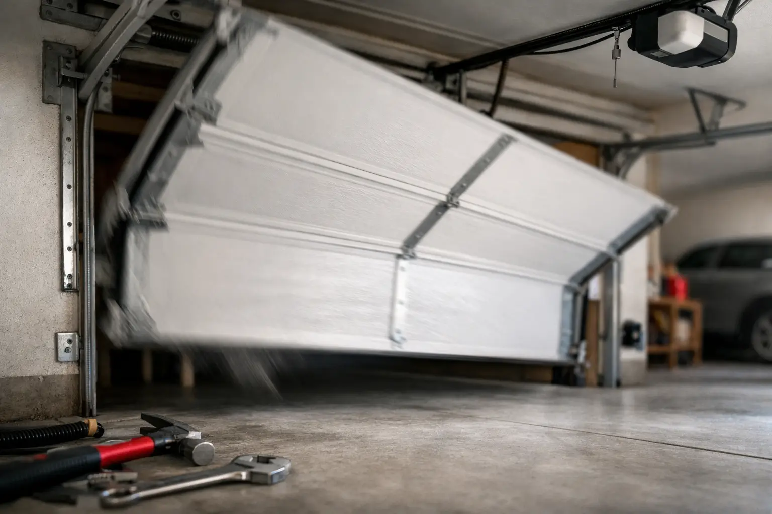Why Does Garage Door Slam? Causes and Fixes